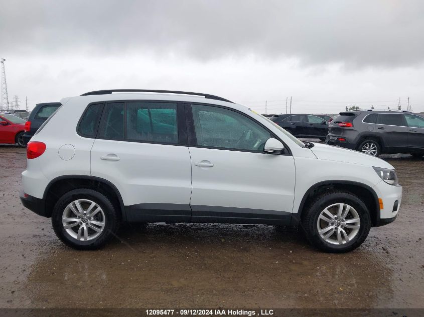 2014 Volkswagen Tiguan VIN: WVGHV3AX2EW605803 Lot: 12095477