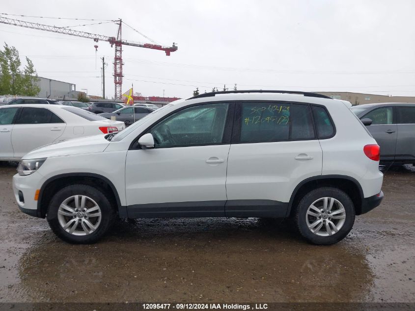 2014 Volkswagen Tiguan VIN: WVGHV3AX2EW605803 Lot: 12095477