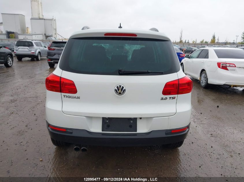 2014 Volkswagen Tiguan VIN: WVGHV3AX2EW605803 Lot: 12095477