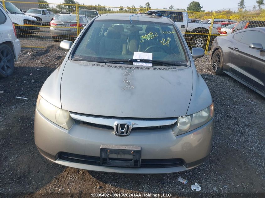 2006 Honda Civic Ex VIN: 2HGFA15876HO39542 Lot: 12095492