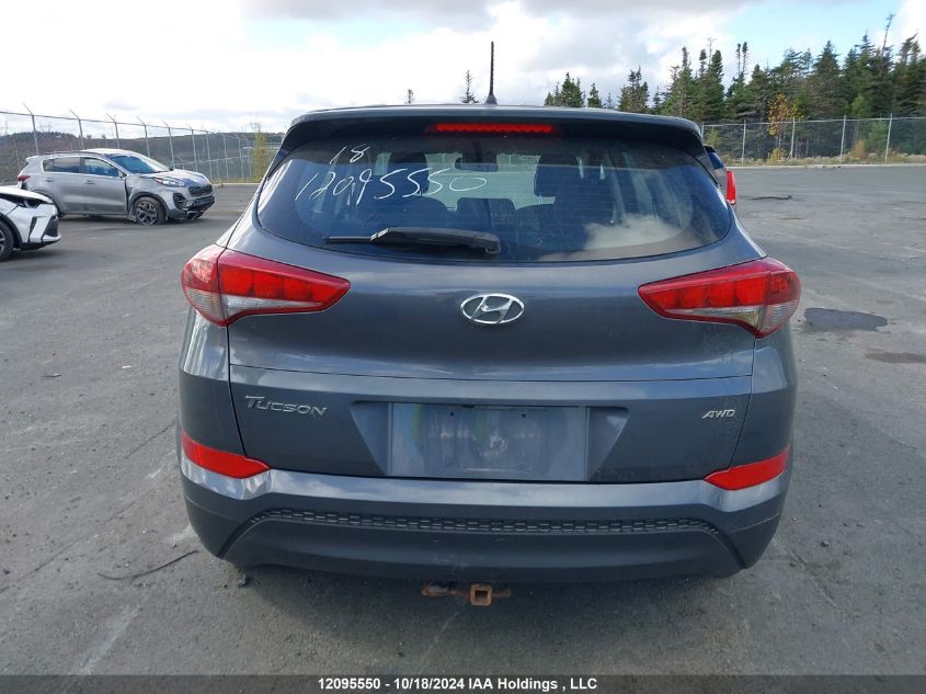 2018 Hyundai Tucson Base 2.0L VIN: KM8J2CA42JU753892 Lot: 12095550