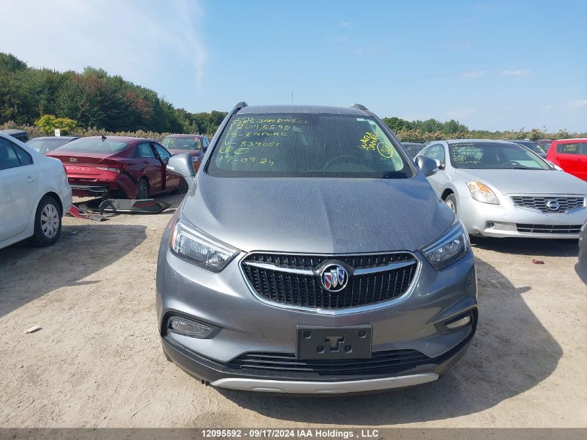 2019 Buick Encore Sport Touring VIN: KL4CJ1SB0KB834057 Lot: 12095592