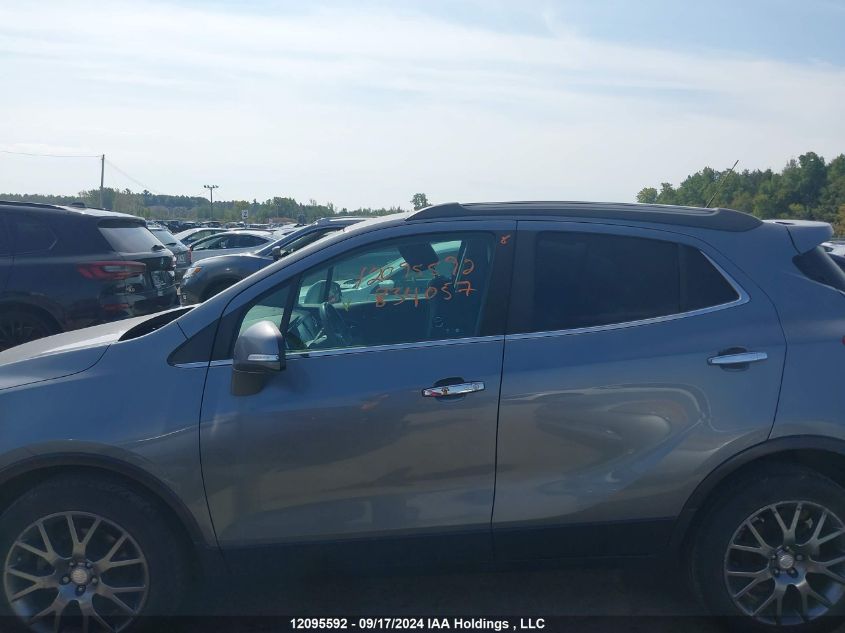 2019 Buick Encore Sport Touring VIN: KL4CJ1SB0KB834057 Lot: 12095592