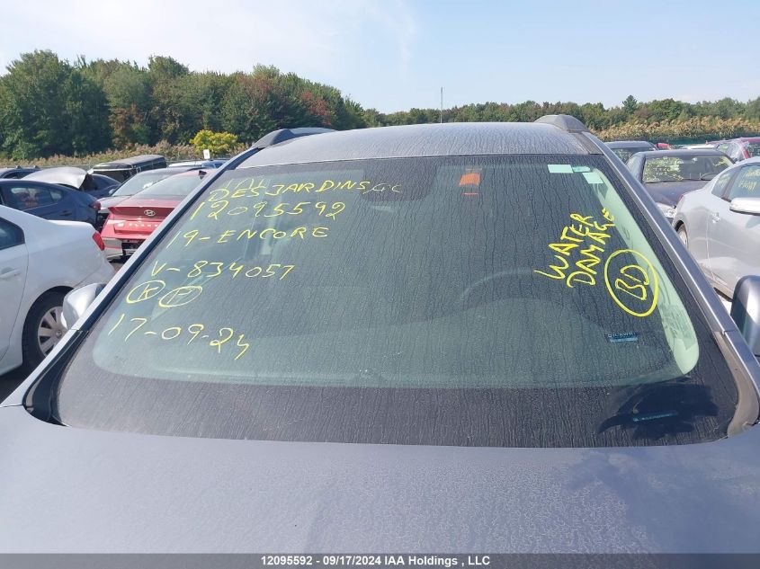 2019 Buick Encore Sport Touring VIN: KL4CJ1SB0KB834057 Lot: 12095592