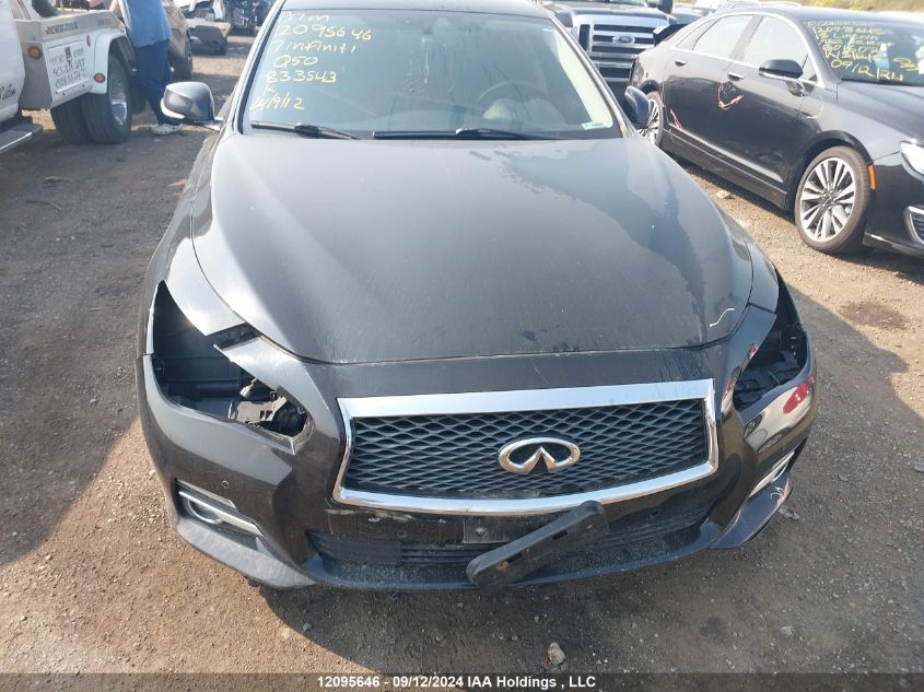 2017 Infiniti Q50 VIN: JN1EV7AR9HM833543 Lot: 12095646