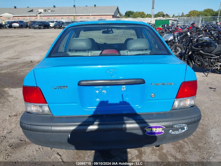 1998 Toyota Tercel Ce VIN: JT2BC53L6W0331637 Lot: 12095715