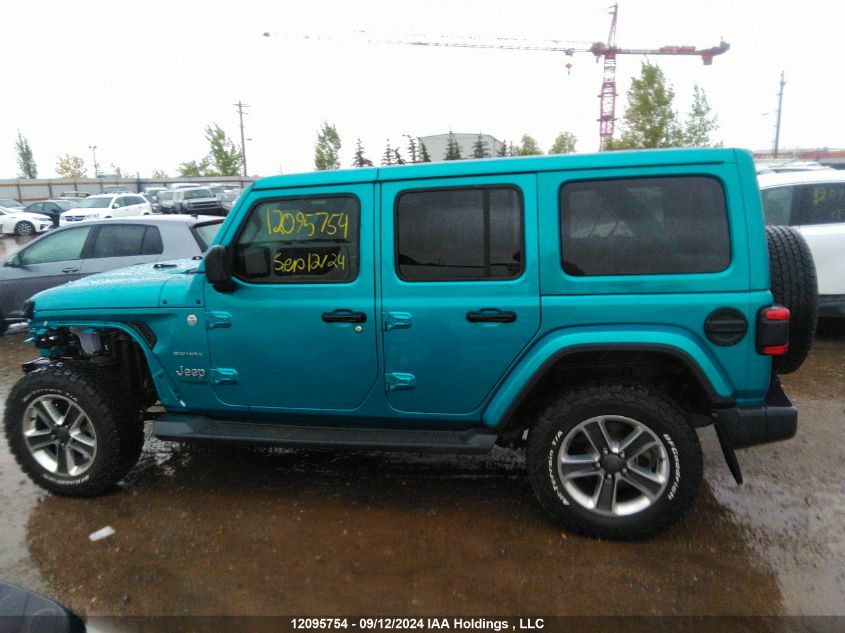 2019 Jeep Wrangler Unlimited Sahara VIN: 1C4HJXEN0KW631263 Lot: 12095754