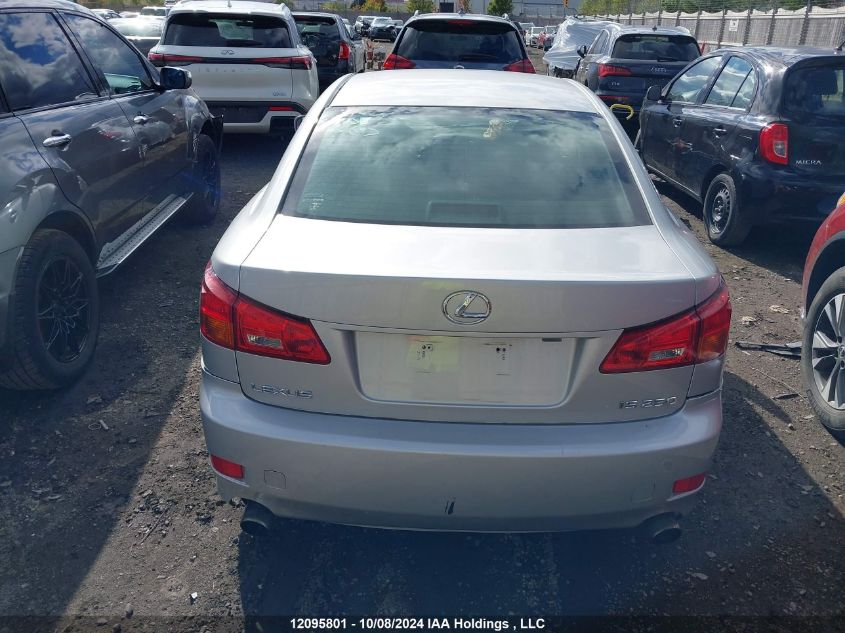 2006 Lexus Is 250 VIN: JTHBK262862005840 Lot: 12095801