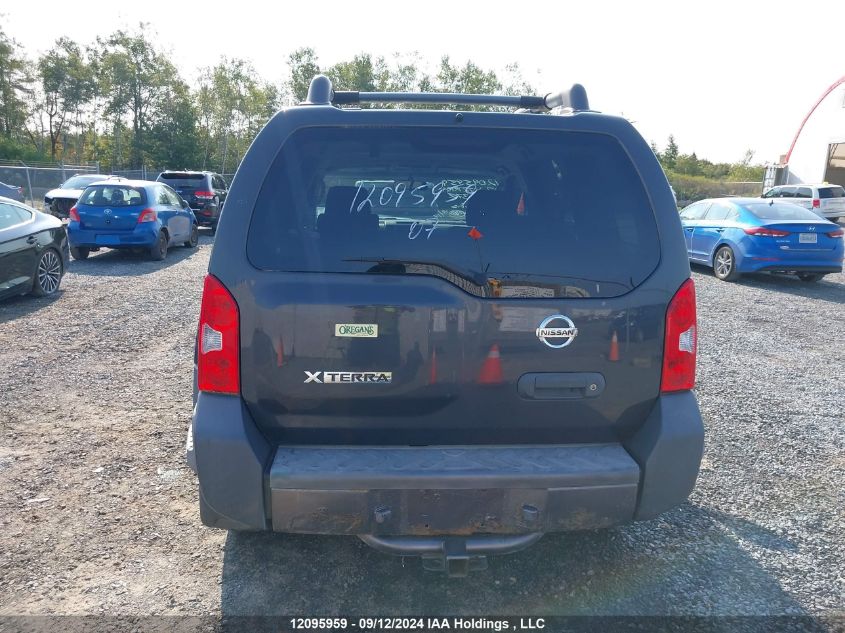 2007 Nissan Xterra Se VIN: 5N1AN08W07C542377 Lot: 12095959