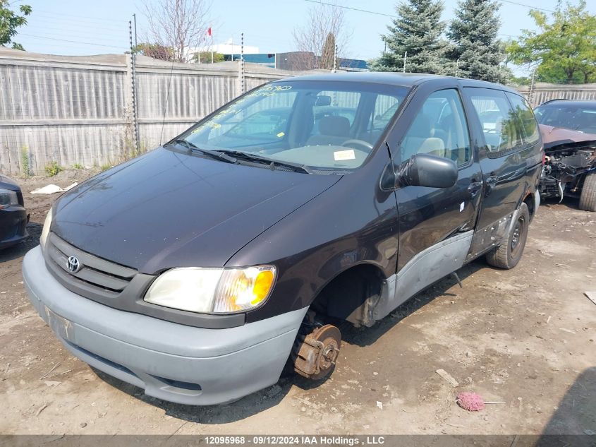 2002 Toyota Sienna Ce VIN: 4T3ZF19C92U486847 Lot: 12095968