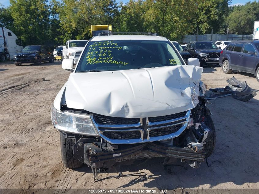 2017 Dodge Journey Se VIN: 3C4PDCAB2HT562226 Lot: 12095972