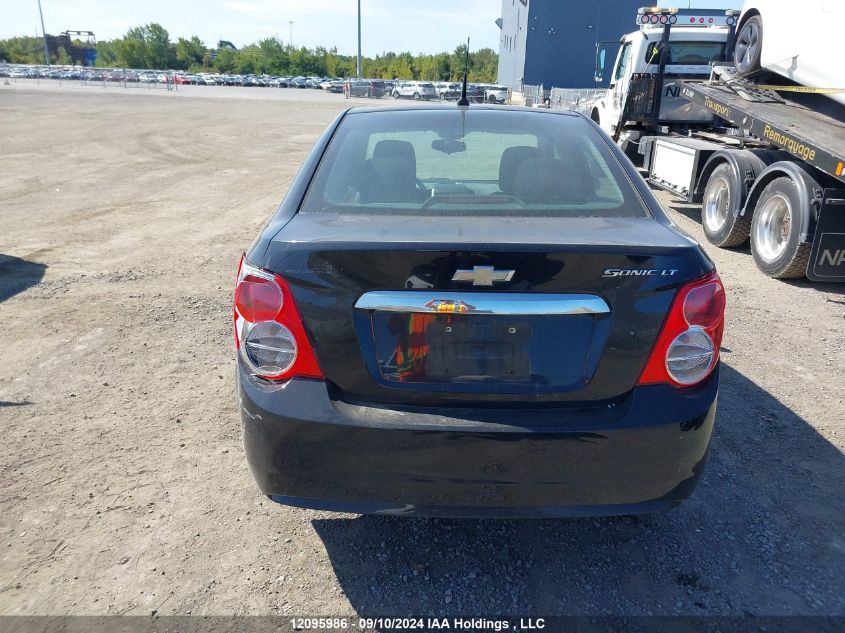 2012 Chevrolet Sonic Lt VIN: 1G1JC5EH8C4145039 Lot: 12095986