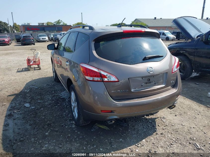 2013 Nissan Murano VIN: JN8AZ1MW0DW314852 Lot: 12095991