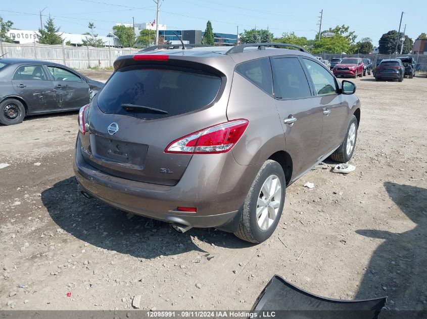 2013 Nissan Murano VIN: JN8AZ1MW0DW314852 Lot: 12095991