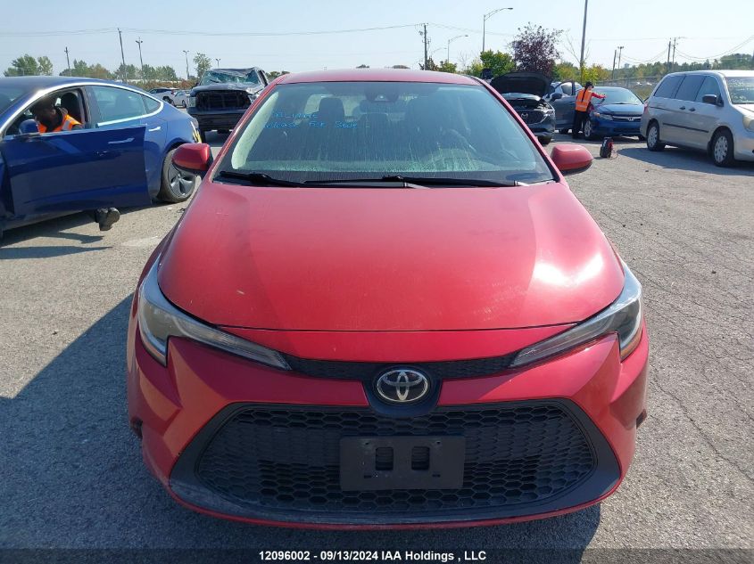 2021 Toyota Corolla Le VIN: 5YFBPMBE7MP256281 Lot: 12096002