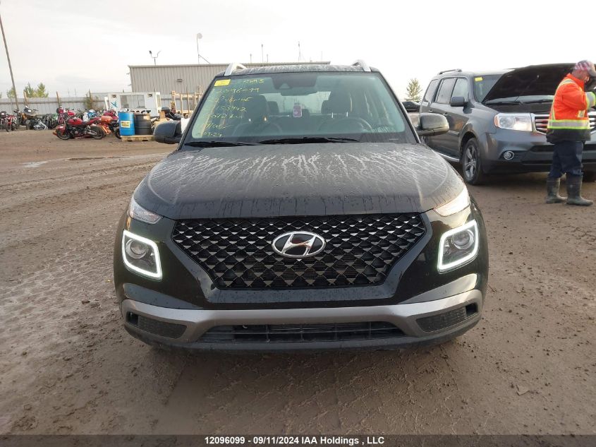 2022 Hyundai Venue Sel/Limited VIN: KMHRC8A33NU153442 Lot: 12096099