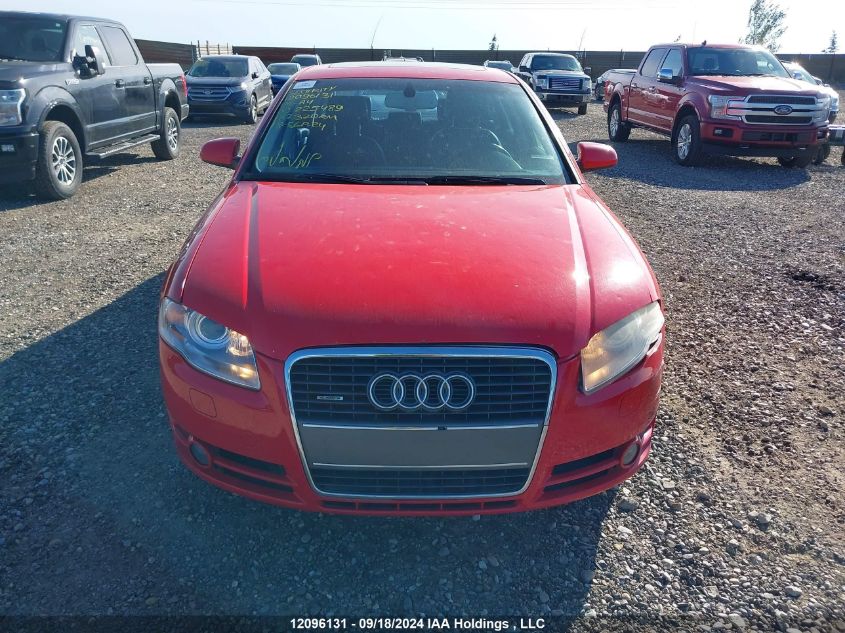 2006 Audi A4 VIN: WAUDF78E76A225489 Lot: 12096131