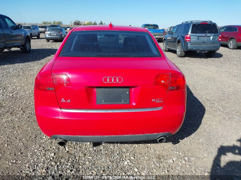 2006 Audi A4 VIN: WAUDF78E76A225489 Lot: 12096131