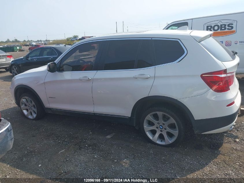 2013 BMW X3 VIN: 5UXWX7C56DL979483 Lot: 12096168