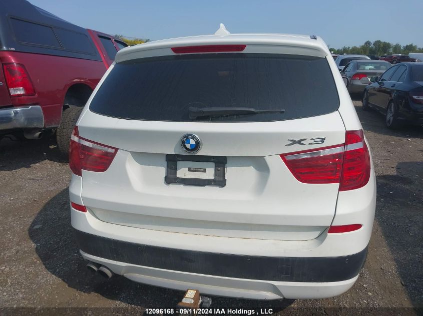 2013 BMW X3 VIN: 5UXWX7C56DL979483 Lot: 12096168