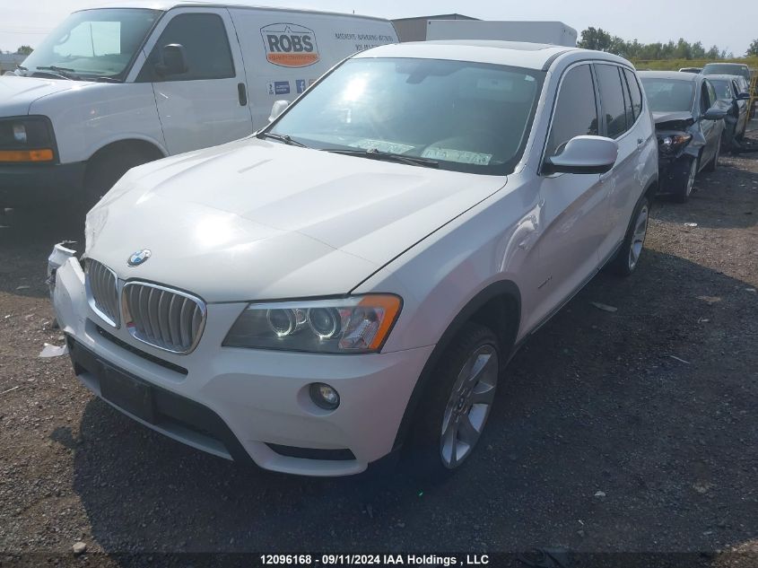 2013 BMW X3 VIN: 5UXWX7C56DL979483 Lot: 12096168