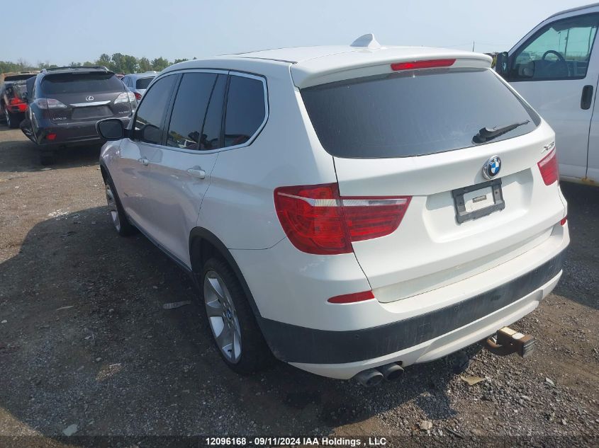 2013 BMW X3 VIN: 5UXWX7C56DL979483 Lot: 12096168