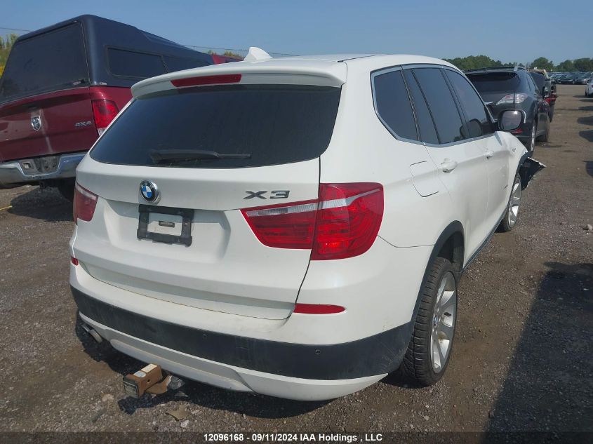 2013 BMW X3 VIN: 5UXWX7C56DL979483 Lot: 12096168