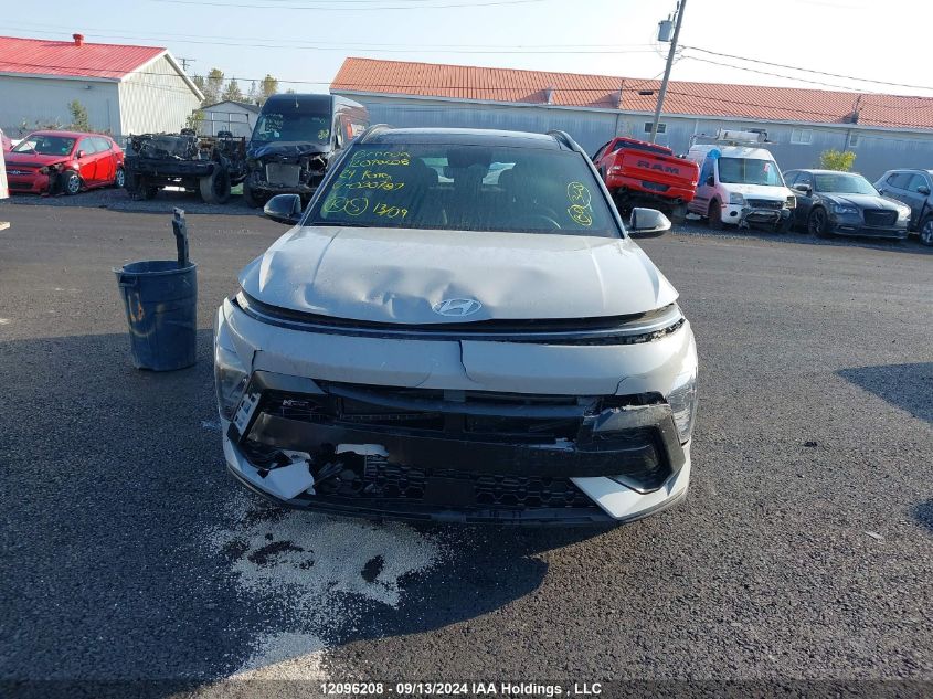 2024 Hyundai Kona 1.6T N Line With Two-Tone Roof VIN: KM8HACA30RU030787 Lot: 12096208