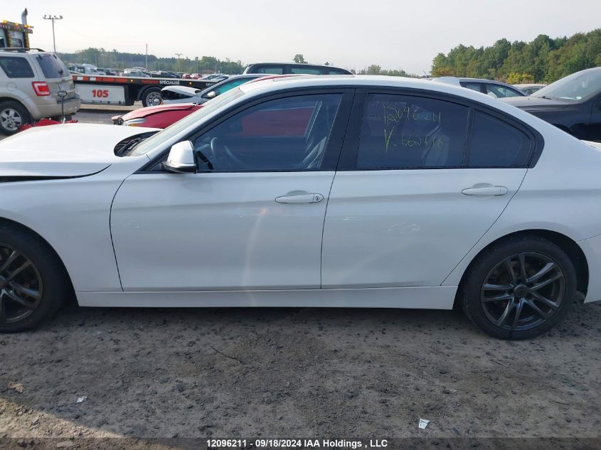 2014 BMW 320 I xDrive VIN: WBA3C3C57EP662618 Lot: 12096211