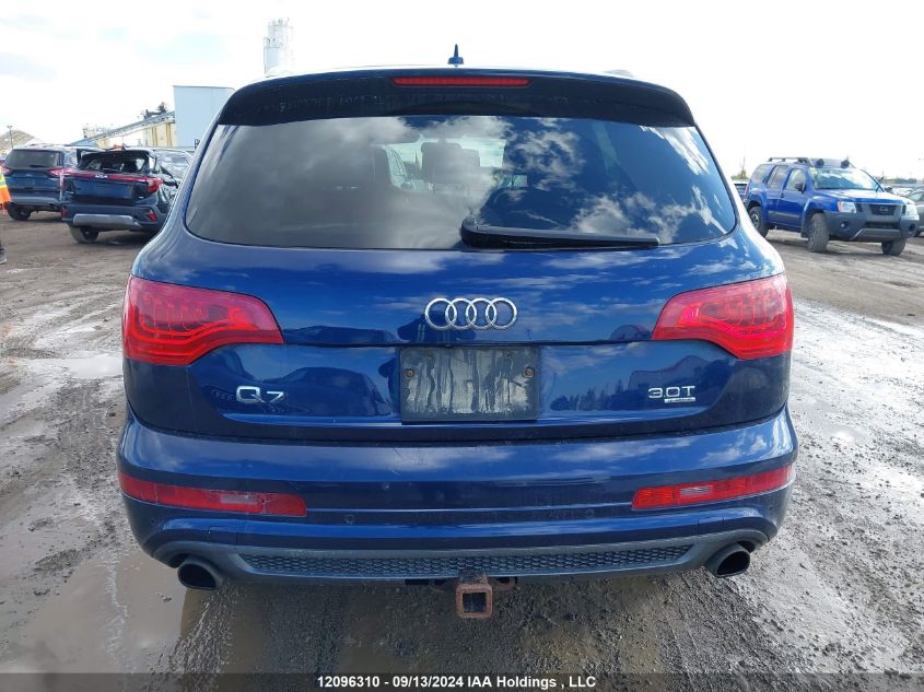 2013 Audi Q7 VIN: WA1WGCFE3DD012341 Lot: 12096310