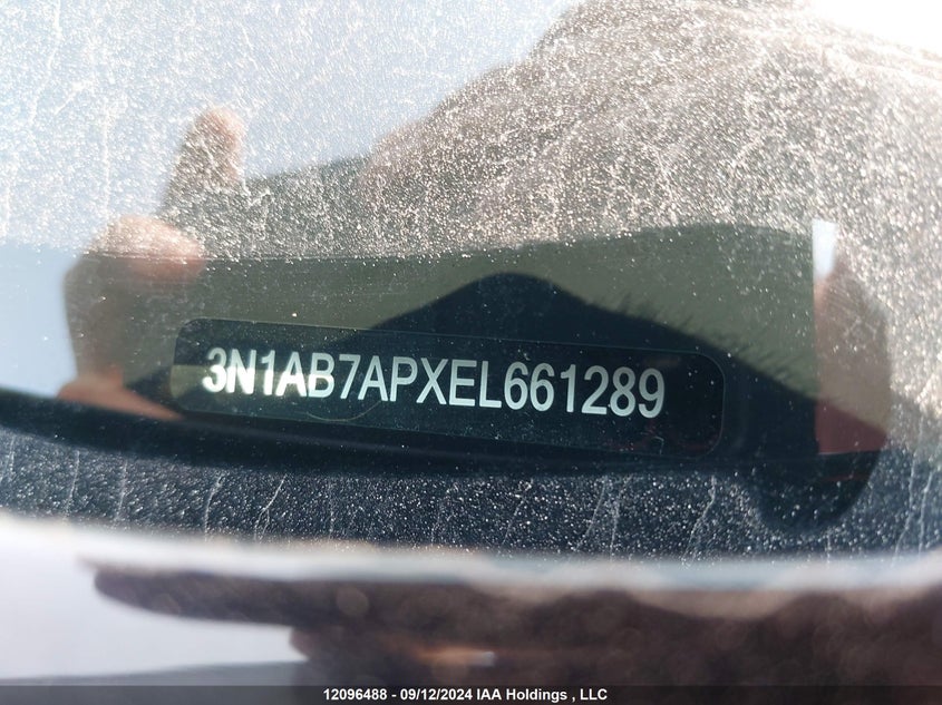 2014 Nissan Sentra VIN: 3N1AB7APXEL661289 Lot: 12096488