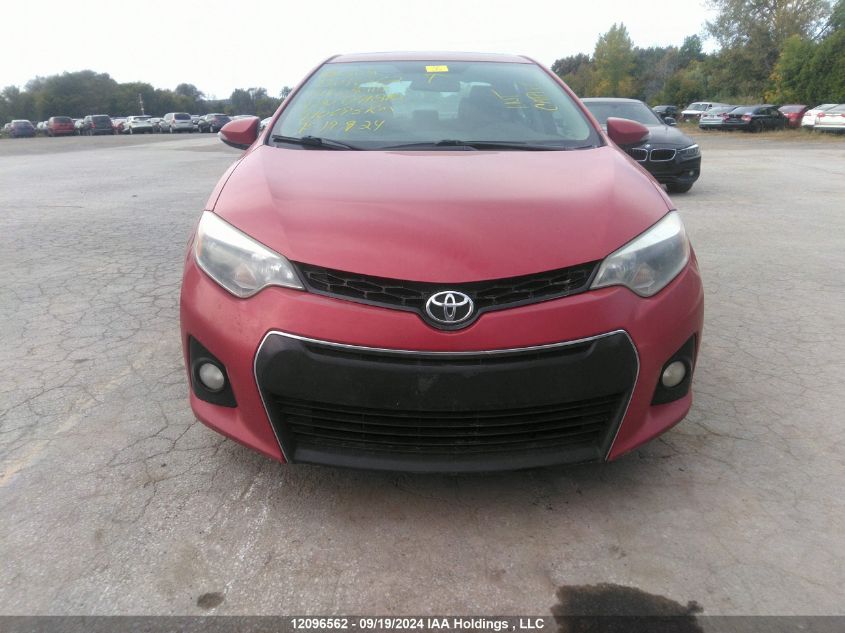 2014 Toyota Corolla S VIN: 2T1BURHE6EC091810 Lot: 12096562