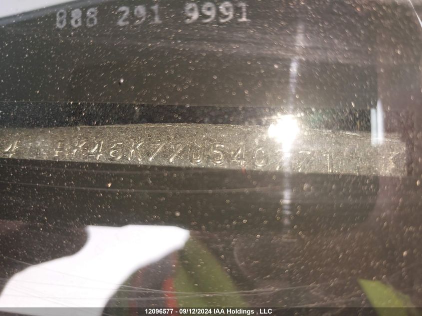 2007 Toyota Camry Le/Xle/Se VIN: 4T1BK46K77U540771 Lot: 12096577