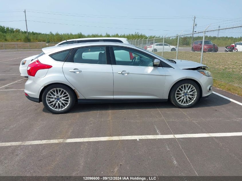 2014 Ford Focus Titanium VIN: 1FADP3N29EL120593 Lot: 12096600