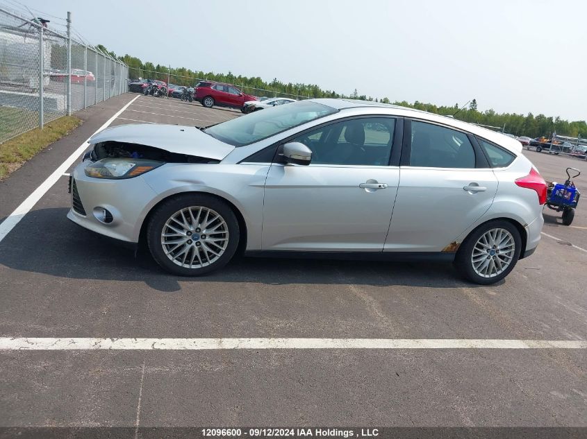 2014 Ford Focus Titanium VIN: 1FADP3N29EL120593 Lot: 12096600