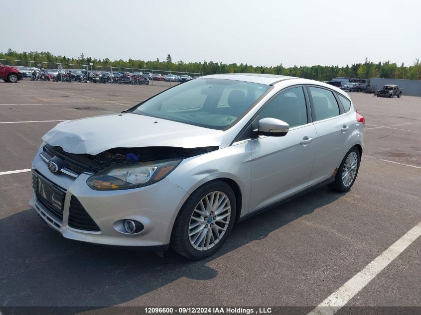 2014 Ford Focus Titanium VIN: 1FADP3N29EL120593 Lot: 12096600