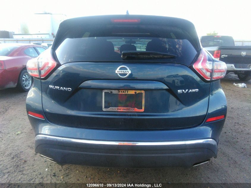 2016 Nissan Murano VIN: 5N1AZ2MH9GN156651 Lot: 12096610