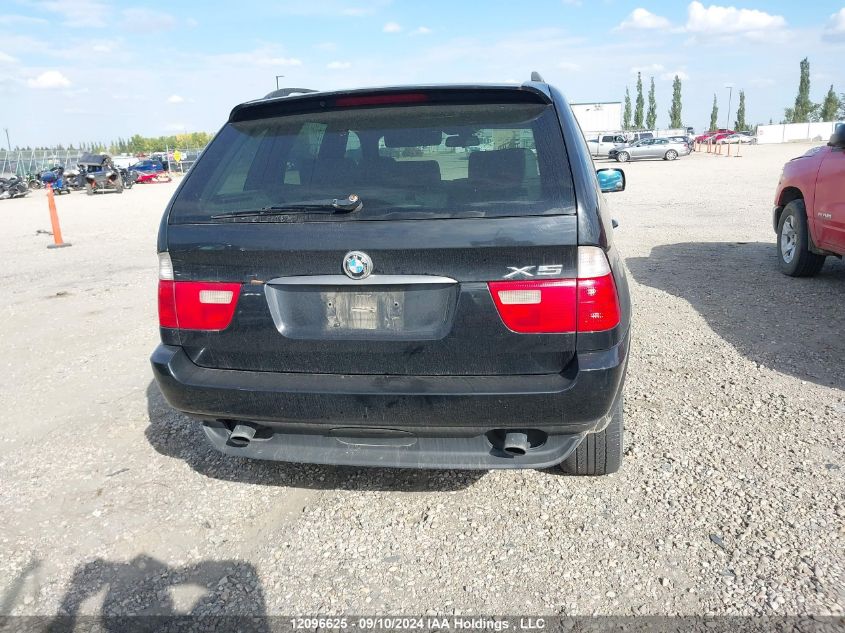 2002 BMW X5 Series VIN: 5UXFA53552LH80446 Lot: 12096625