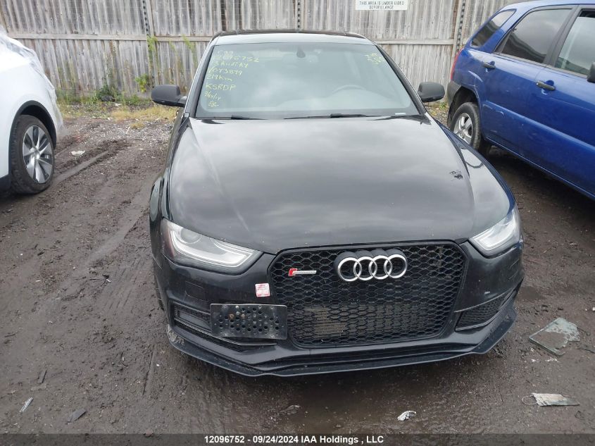 2013 Audi A4 VIN: WAUFFCFL2DN043899 Lot: 12096752