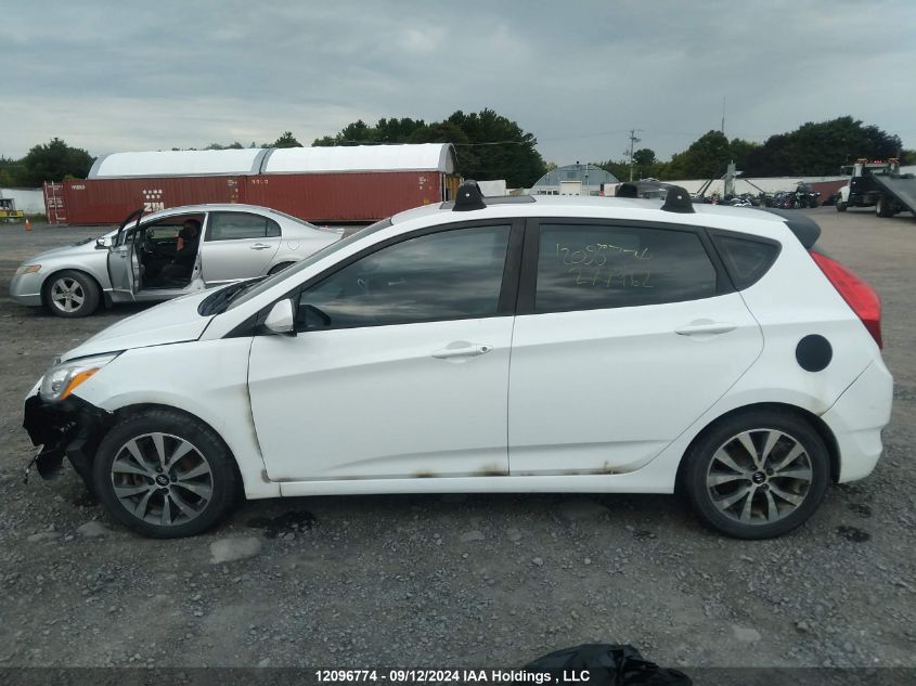 2016 Hyundai Accent Gls VIN: KMHCU5AE5GU277962 Lot: 12096774