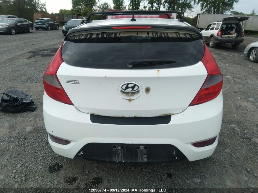 2016 Hyundai Accent Gls VIN: KMHCU5AE5GU277962 Lot: 12096774