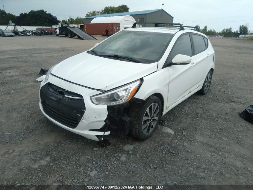 2016 Hyundai Accent Gls VIN: KMHCU5AE5GU277962 Lot: 12096774