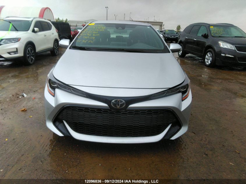 2022 Toyota Corolla Se VIN: JTNK4MBE7N3170161 Lot: 12096836