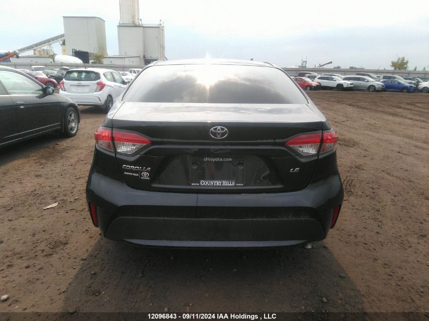 2022 Toyota Corolla Le VIN: 5YFBPMBE4NP308306 Lot: 12096843