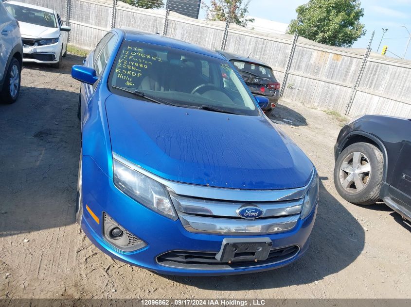 2012 Ford Fusion Se VIN: 3FAHP0HA9CR214880 Lot: 12096862