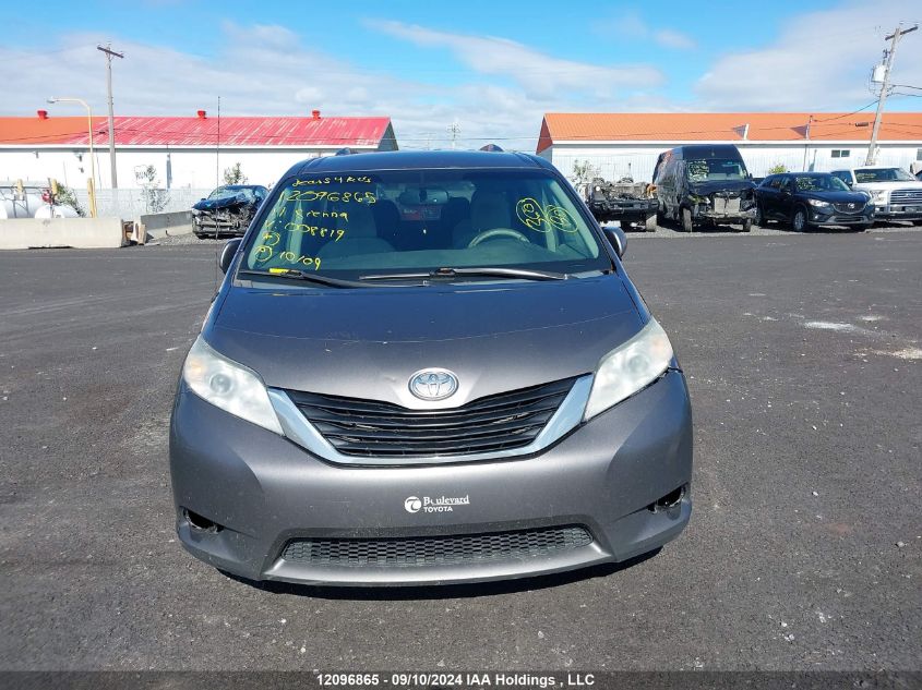 2011 Toyota Sienna Le VIN: 5TDJK3DC8BS008819 Lot: 12096865