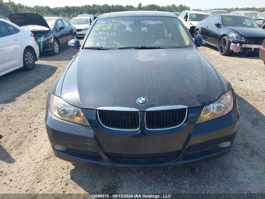 2008 BMW 323 I VIN: WBAVH13548KC99729 Lot: 12096870