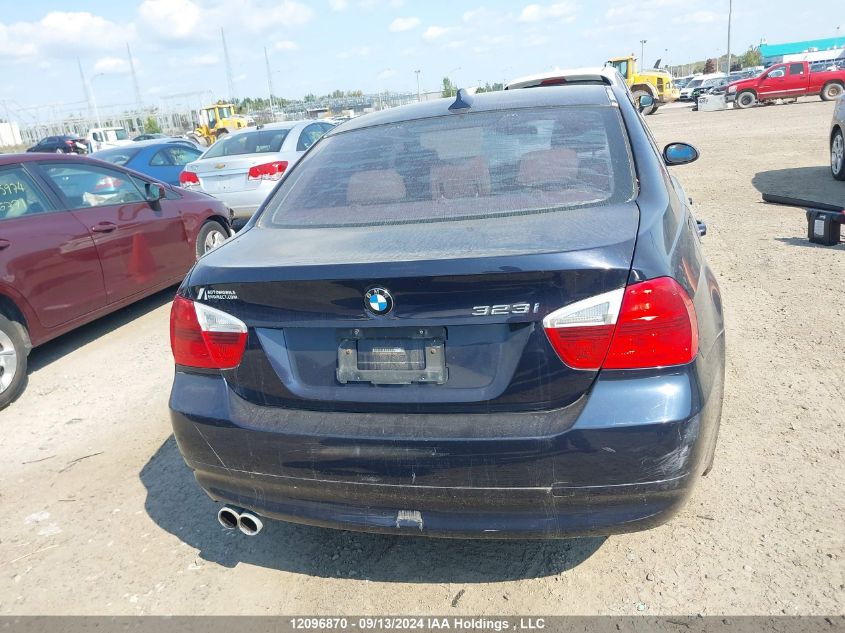 2008 BMW 323 I VIN: WBAVH13548KC99729 Lot: 12096870