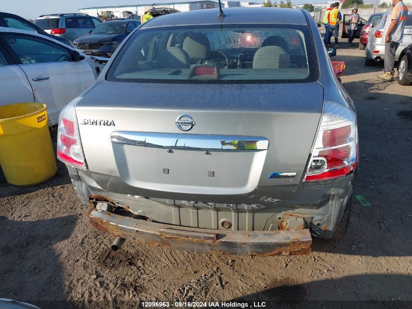 2010 Nissan Sentra 2.0S VIN: 3N1AB6APXAL712990 Lot: 12096963