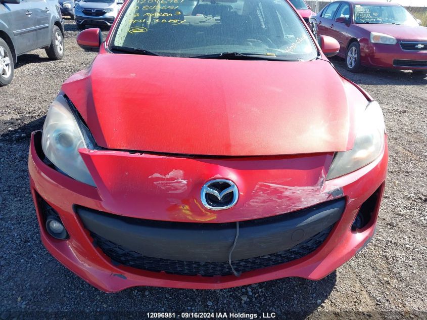 2013 Mazda Mazda3 VIN: JM1BL1V78D1843651 Lot: 12096981